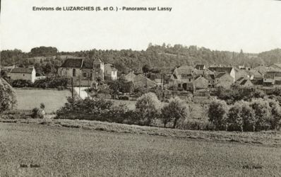 Ancienne carte postale - Environs de Luzarches panorama sur Lassy (95) Ancienne carte postale - Environs de Luzarches panorama sur Lassy (95)