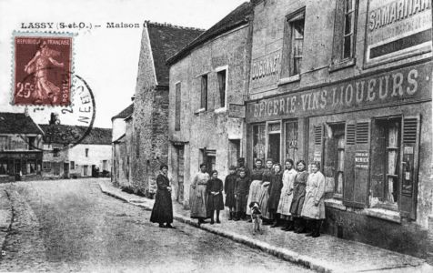 Ancienne carte postale - Maison Galois à Lassy (95) Ancienne carte postale - Maison Galois à Lassy (95)